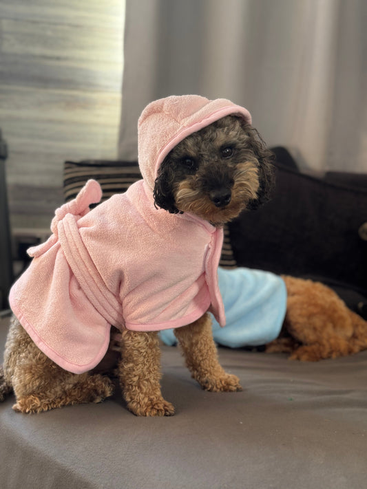 BFR dog drying coat, keep your Dog warm and dry